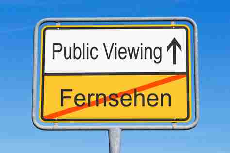 Fernsehen Fussball