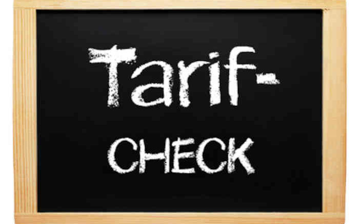 Tarif-Check Nebenkostenprivileg